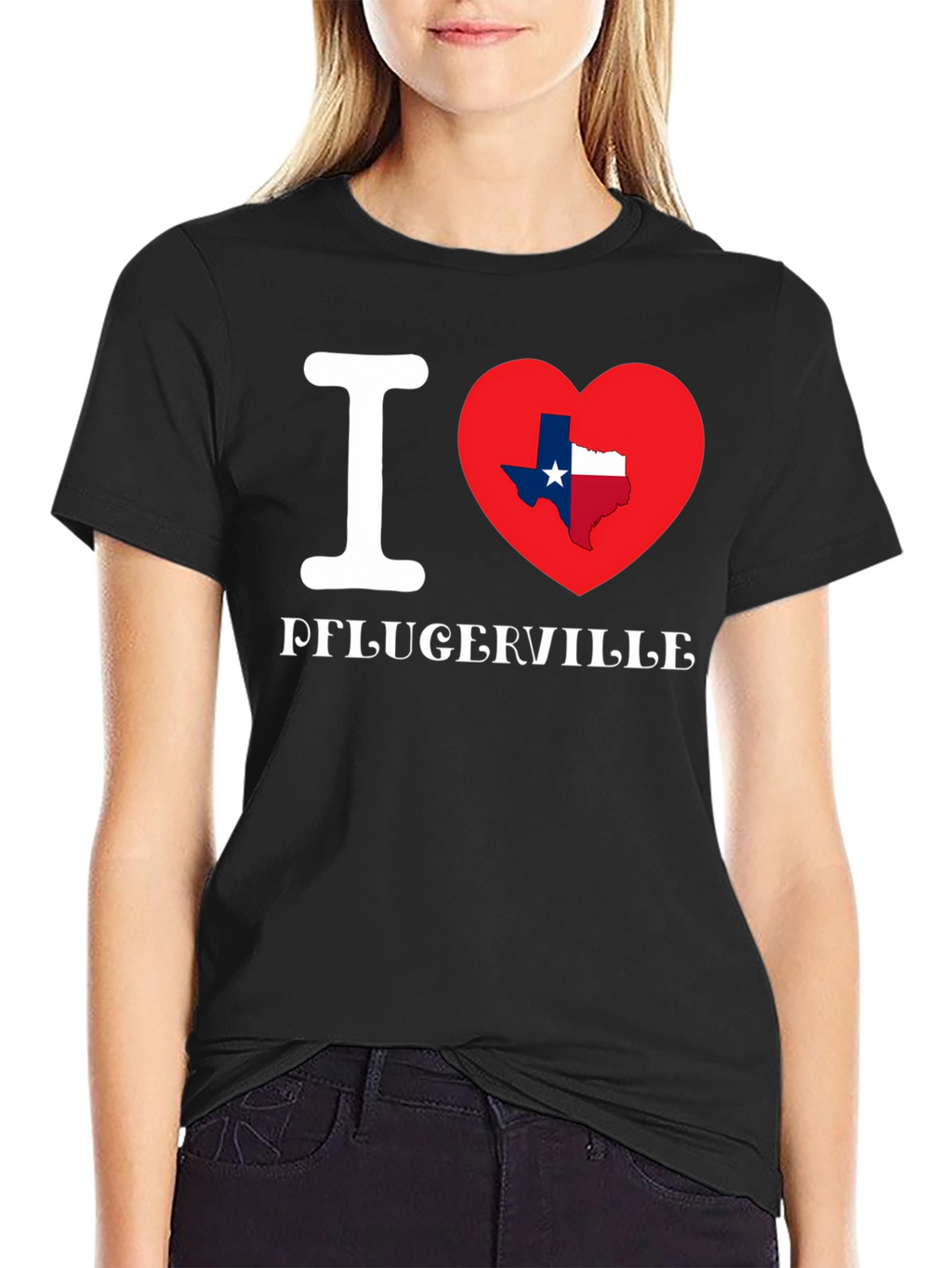 I Heart Pflugerville Texas State Pride T-Shirt