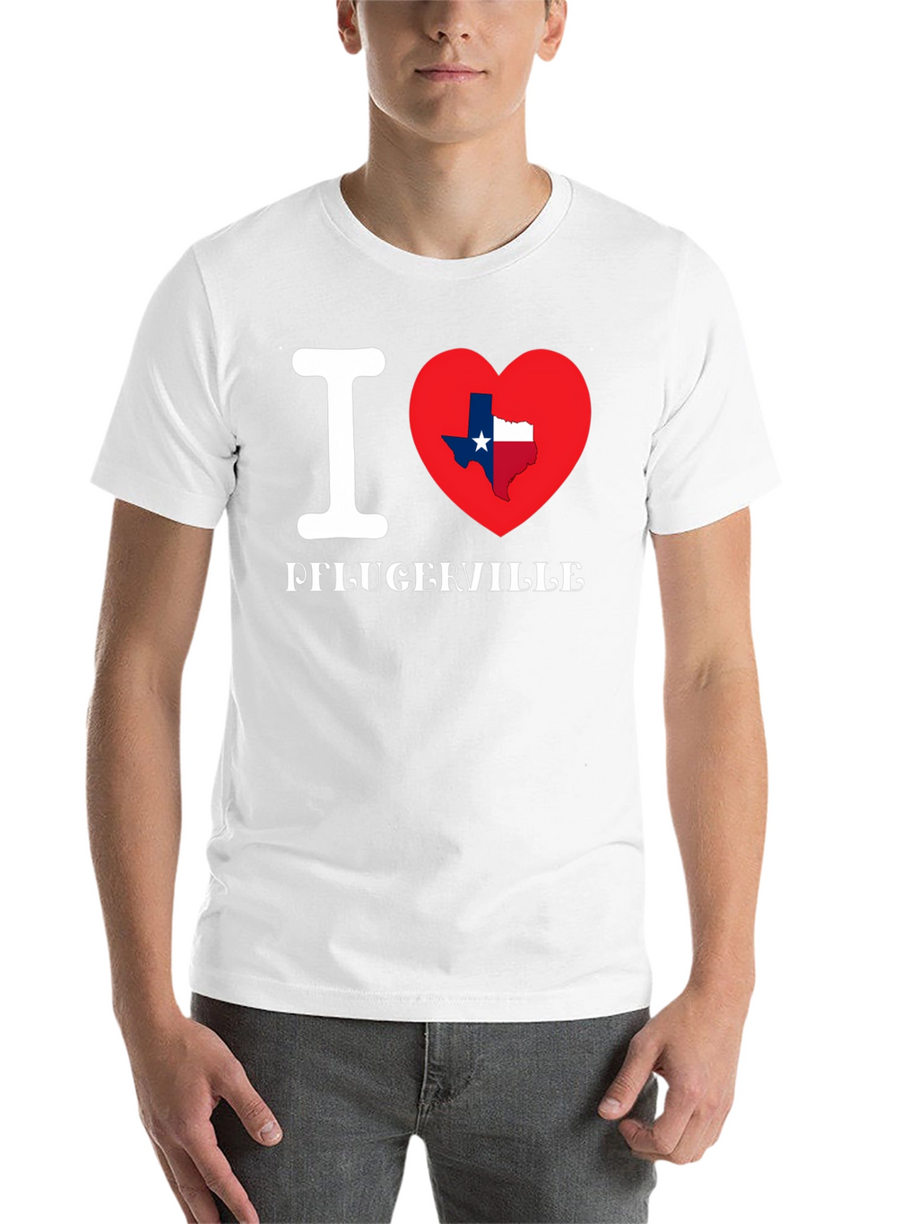 I Heart Pflugerville Texas State Pride T-Shirt