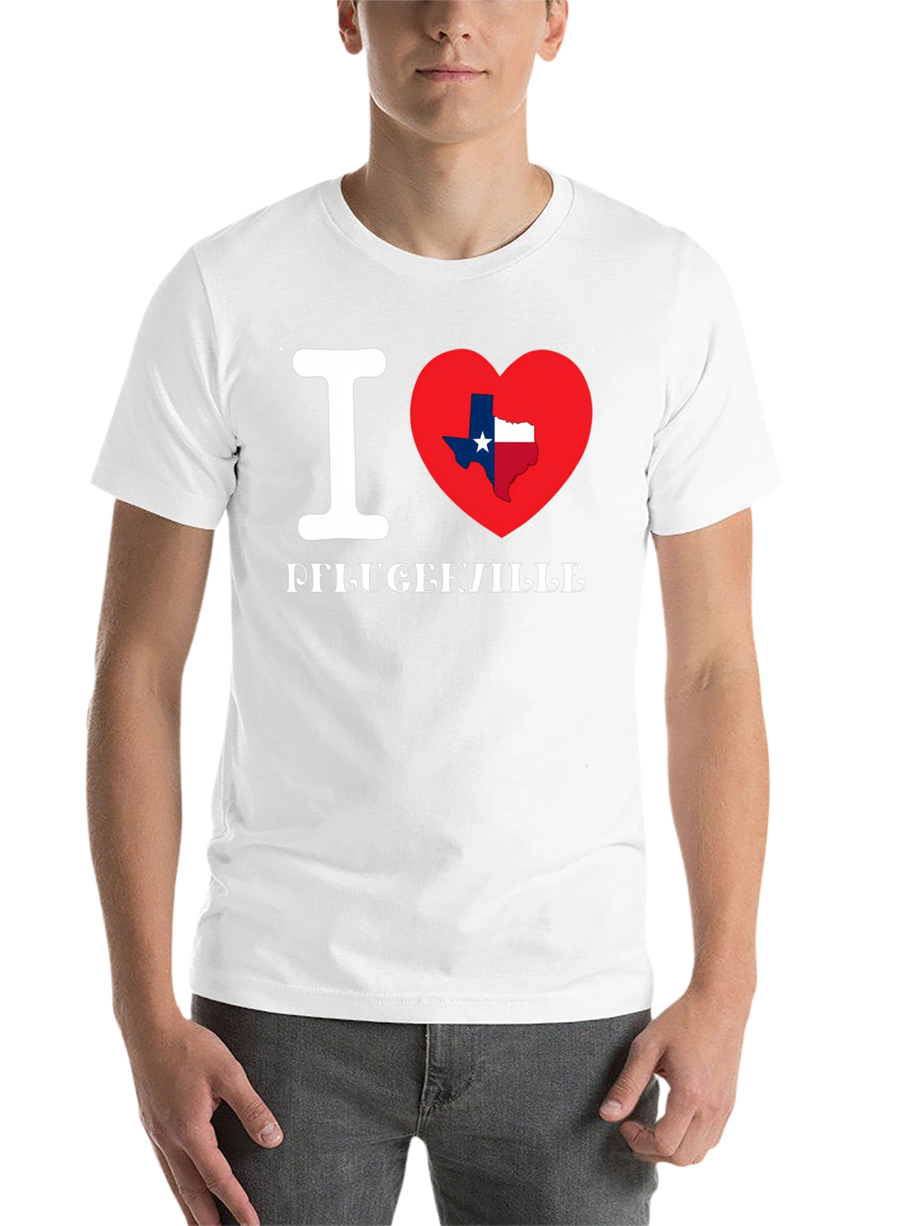 I Heart Pflugerville Texas State Pride T-Shirt