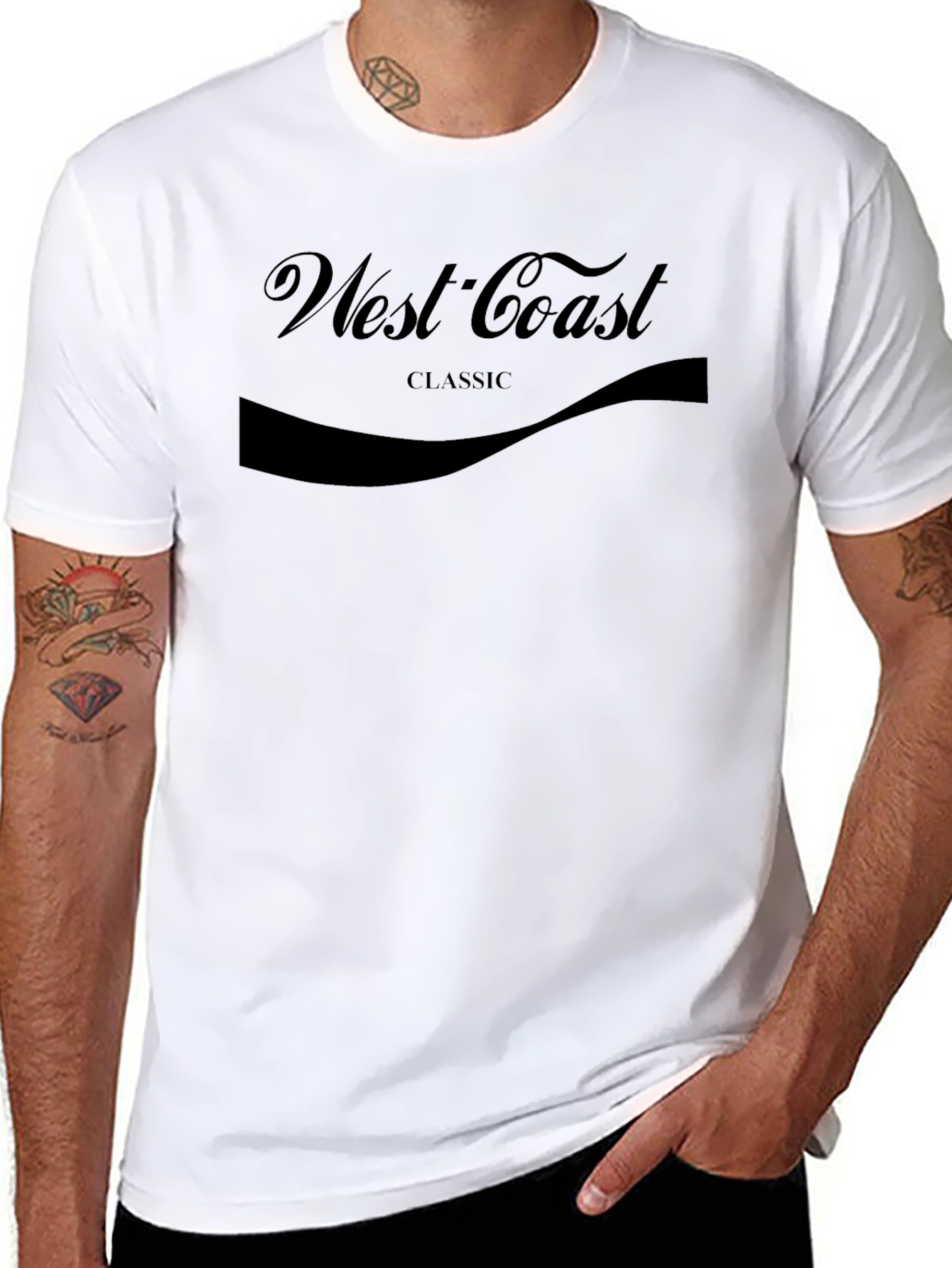 West Coast Classic Black T-Shirt