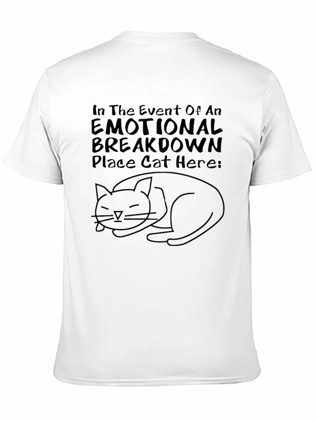 Emotional Breakdown Cat T-Shirt