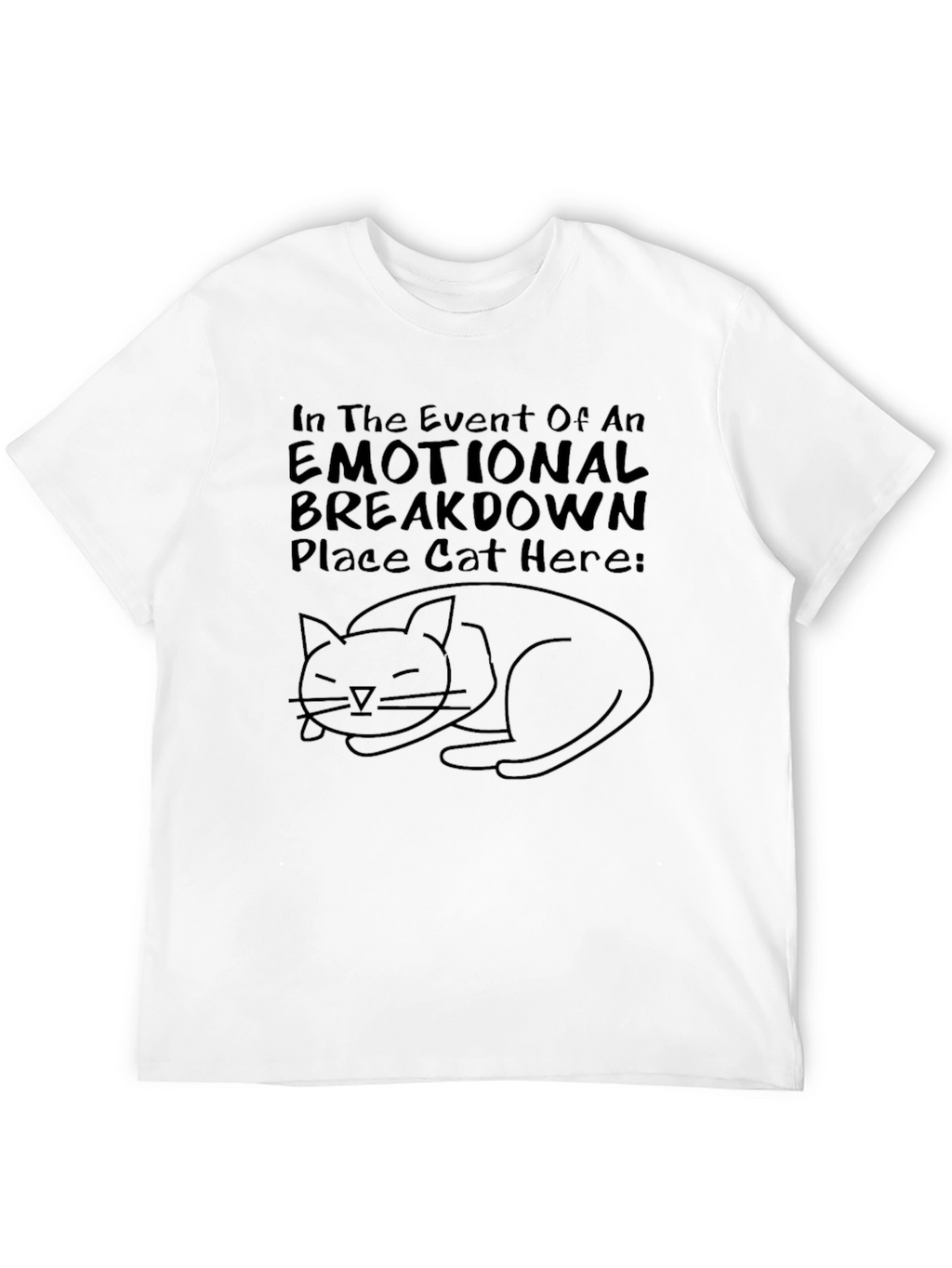 Emotional Breakdown Cat T-Shirt