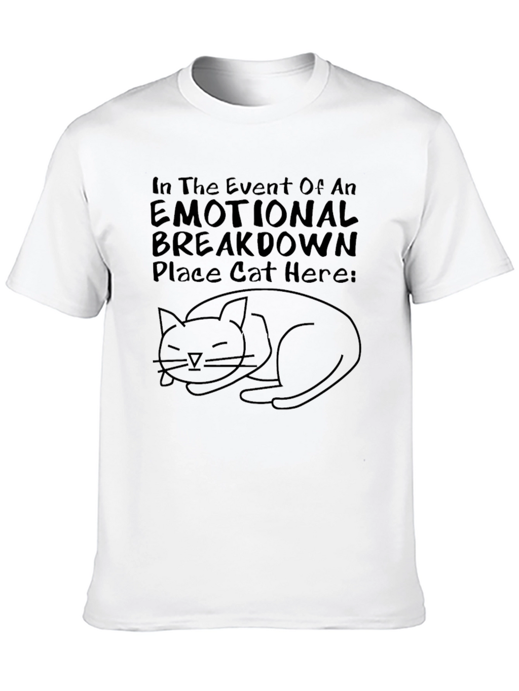 Emotional Breakdown Cat T-Shirt