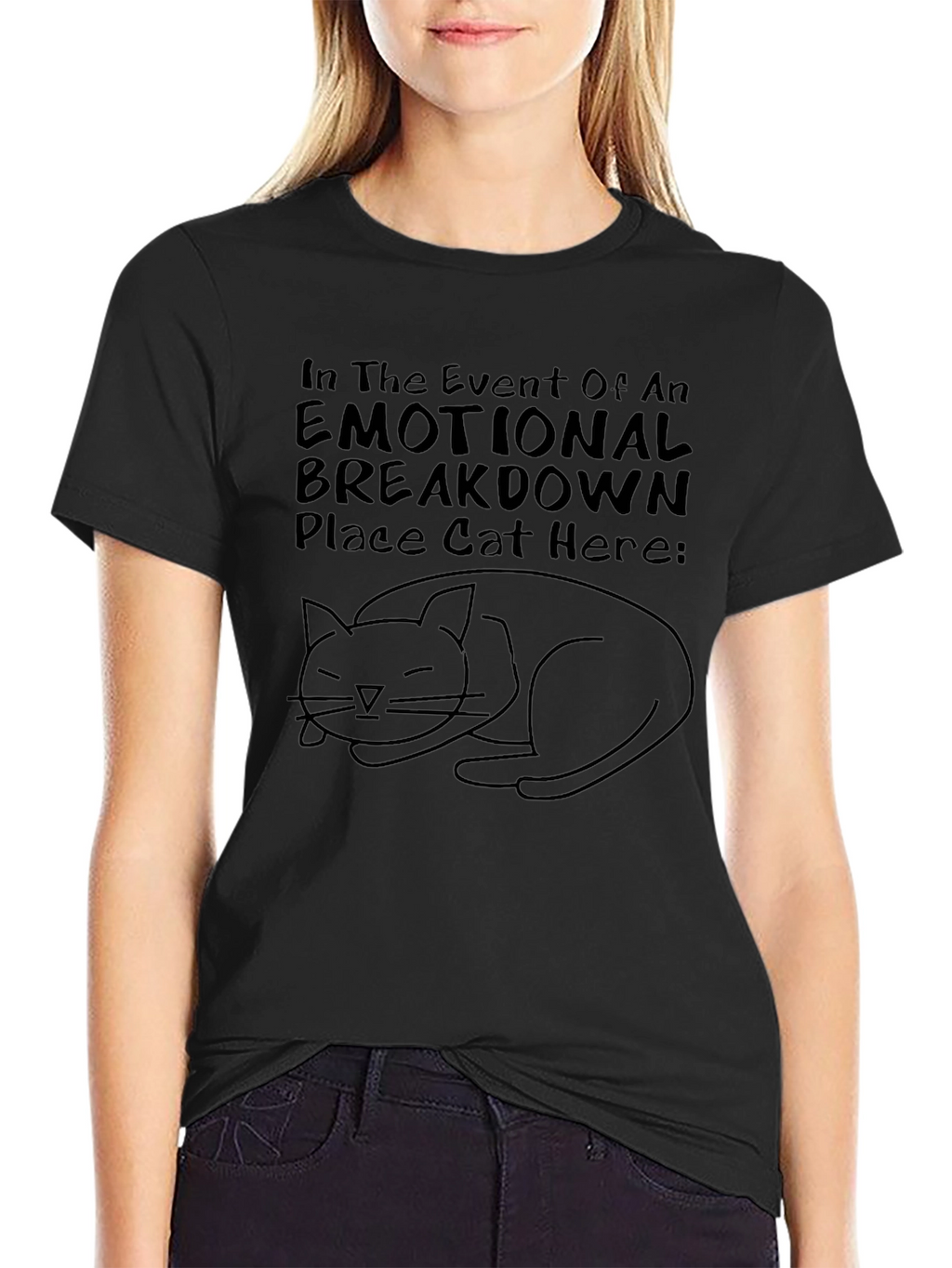 Emotional Breakdown Cat T-Shirt