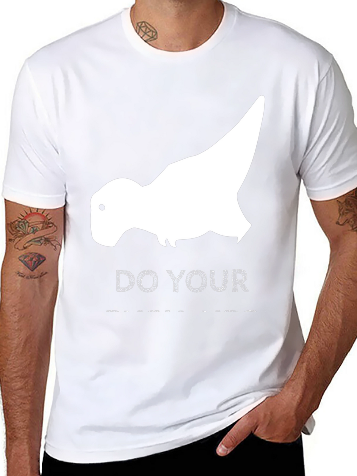 Dino T-Rex Graphic T-Shirt - Do Your Squats