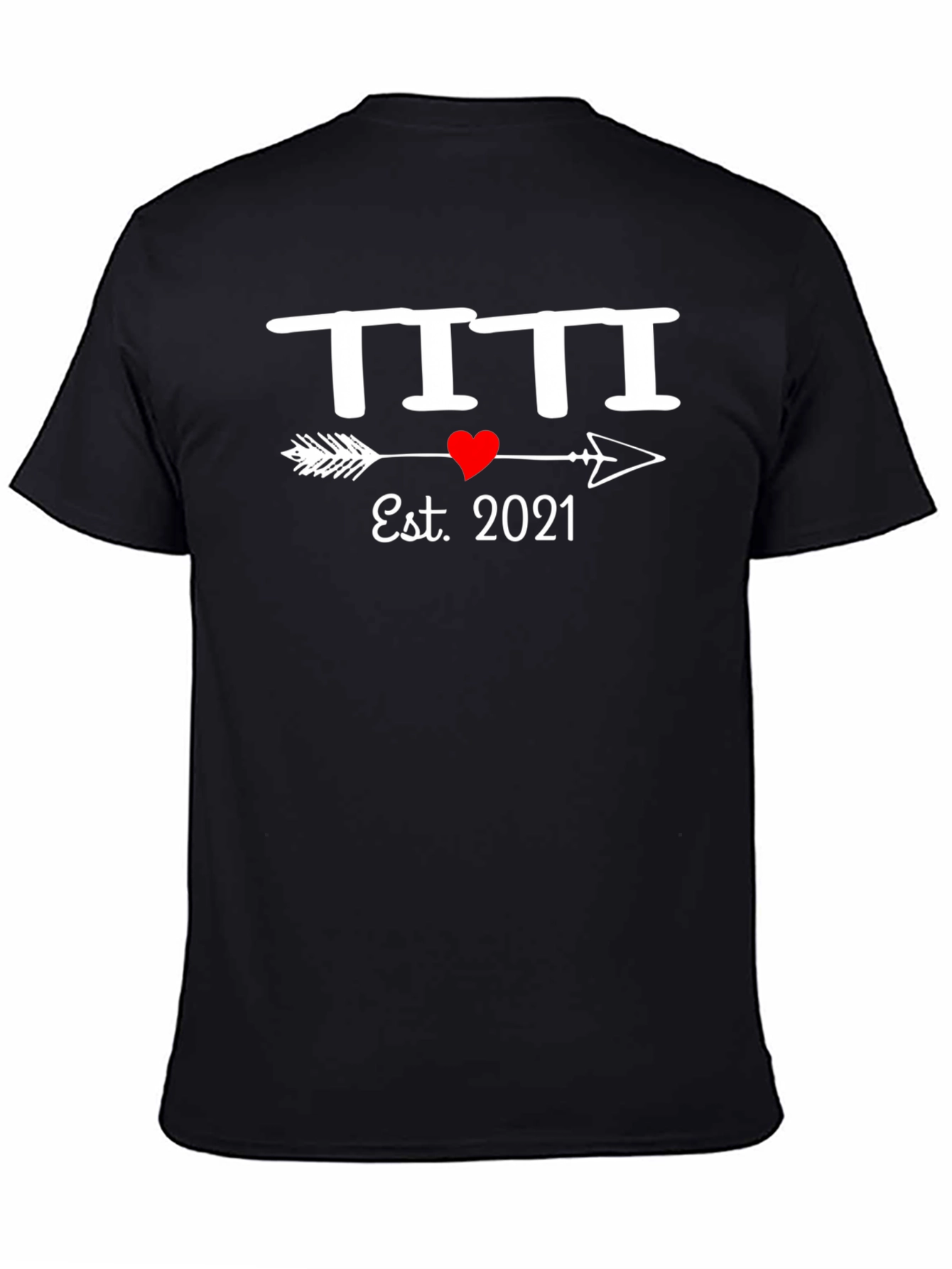 Est. 2021 T-Shirt Heart Arrow Design