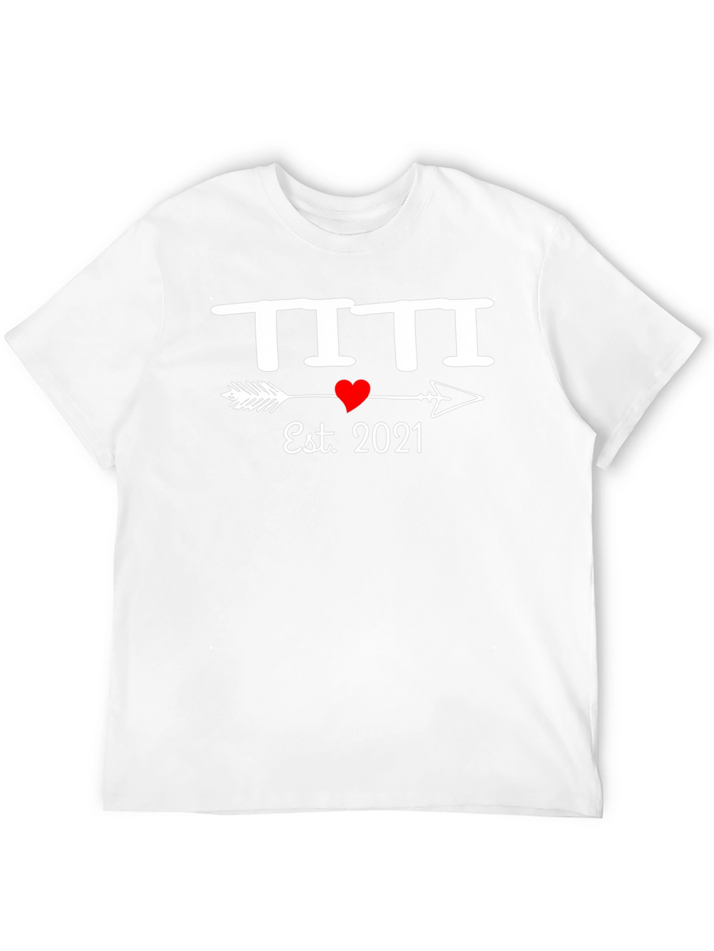 Est. 2021 T-Shirt Heart Arrow Design