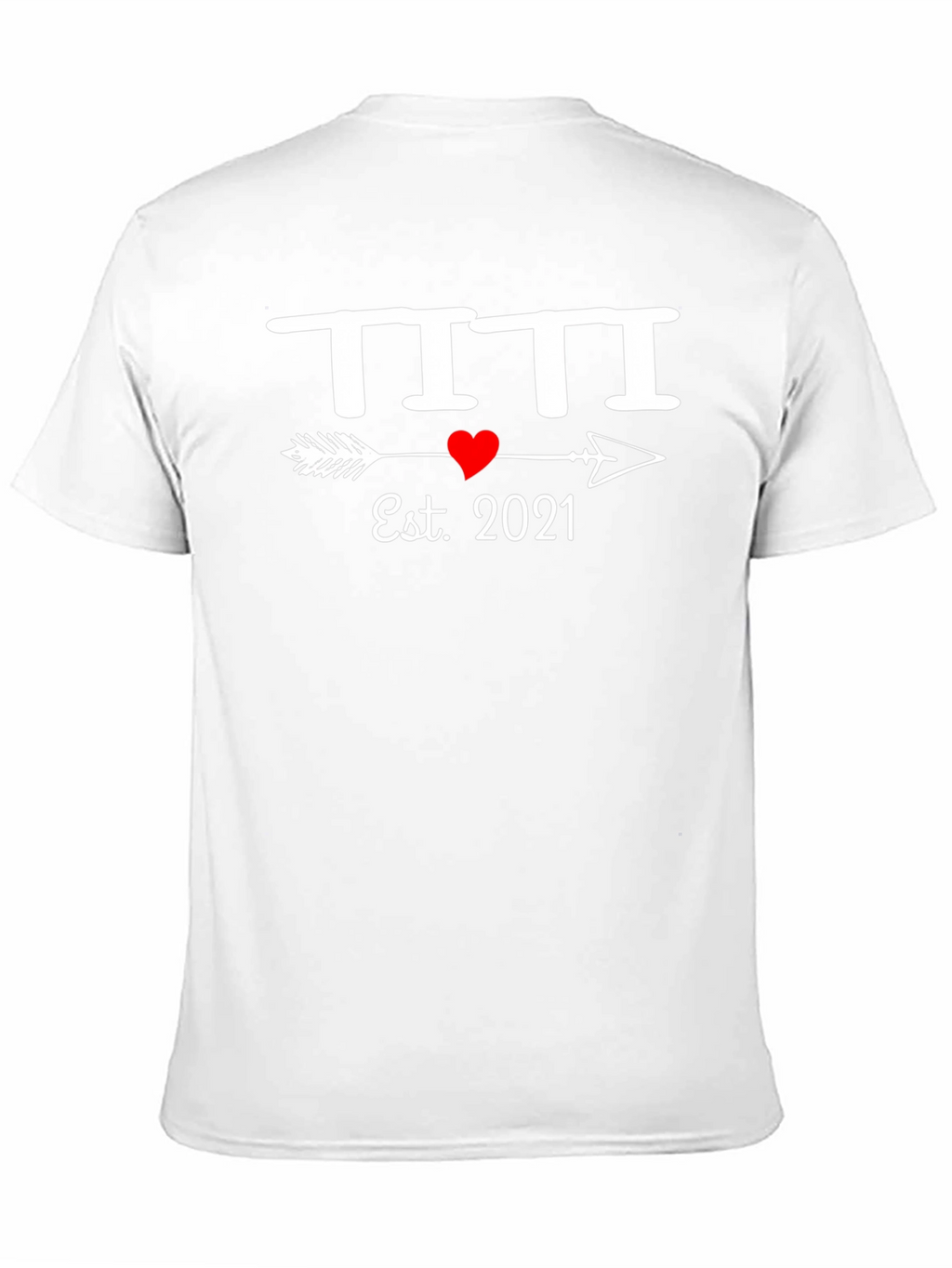 Est. 2021 T-Shirt Heart Arrow Design