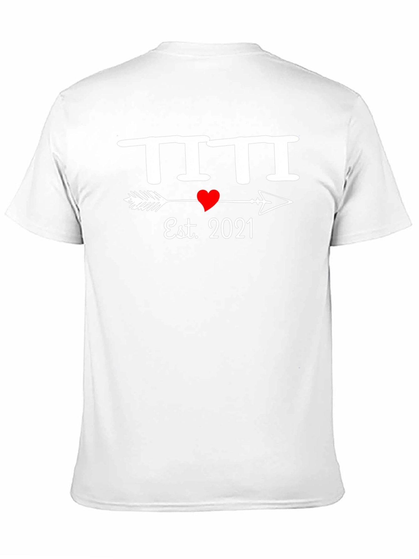 Est. 2021 T-Shirt Heart Arrow Design