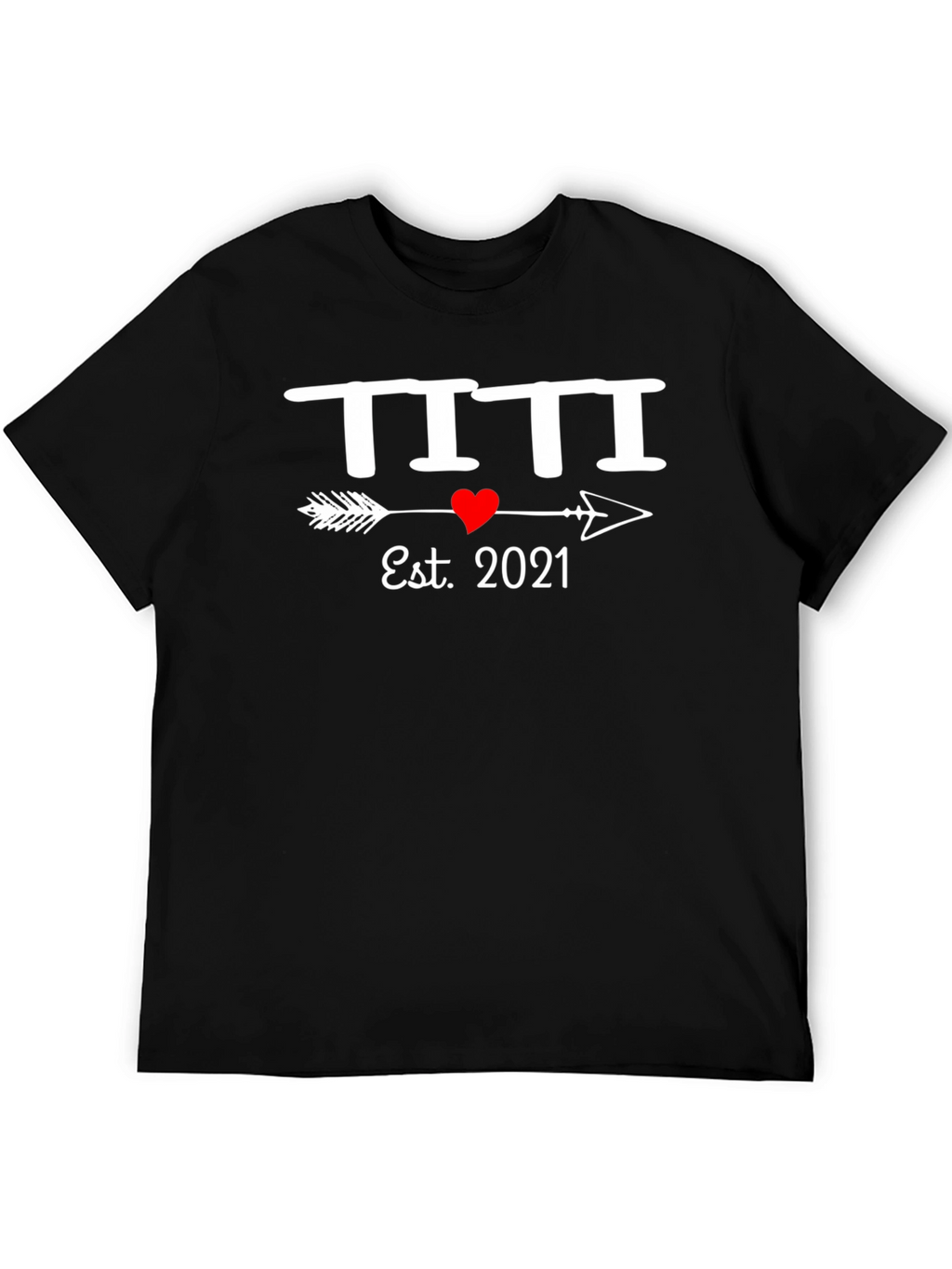 Est. 2021 T-Shirt Heart Arrow Design