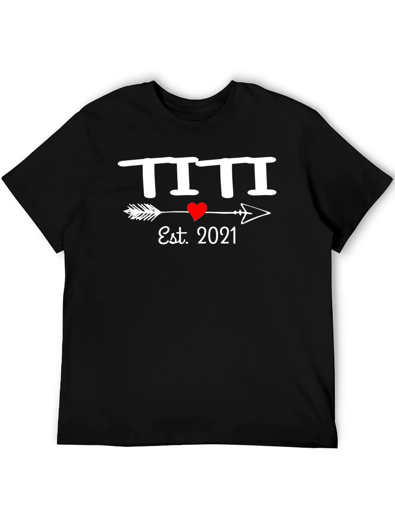 Est. 2021 T-Shirt Heart Arrow Design