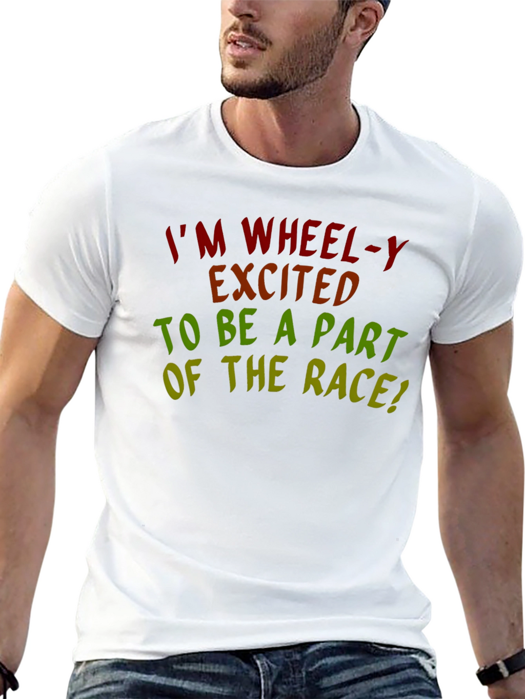 Im Wheel-y Excited Race T-Shirt