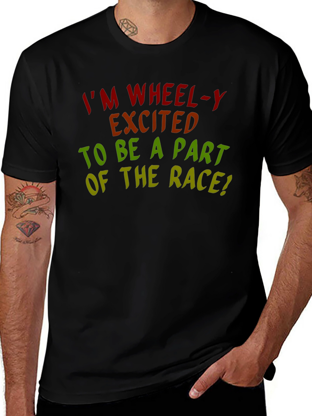 Im Wheel-y Excited Race T-Shirt
