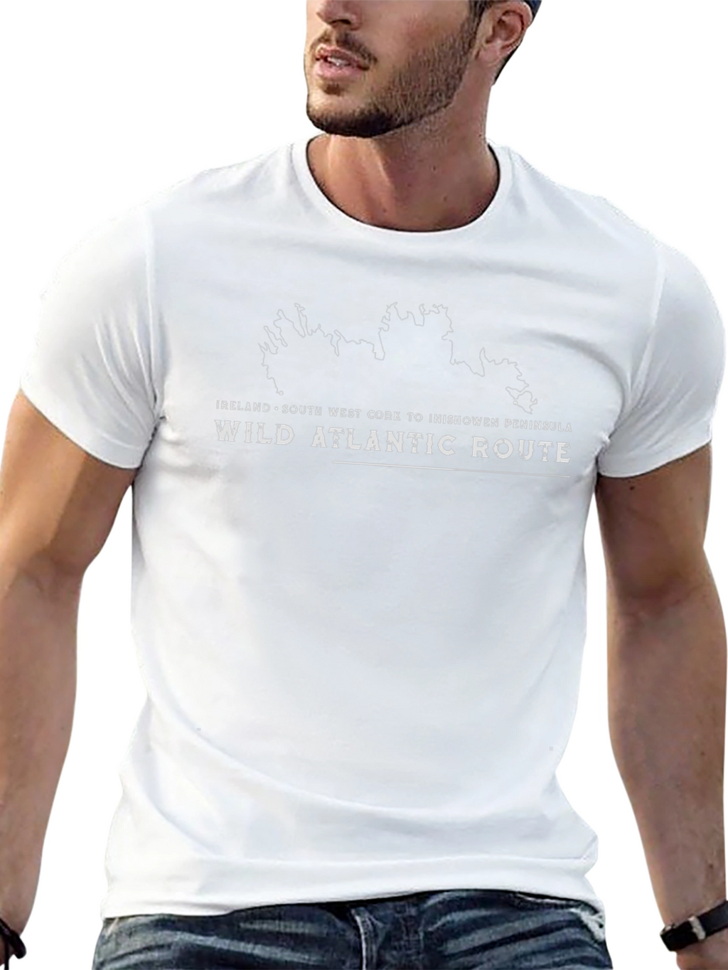 Wild Atlantic Route T-Shirt - Ireland Road Trip