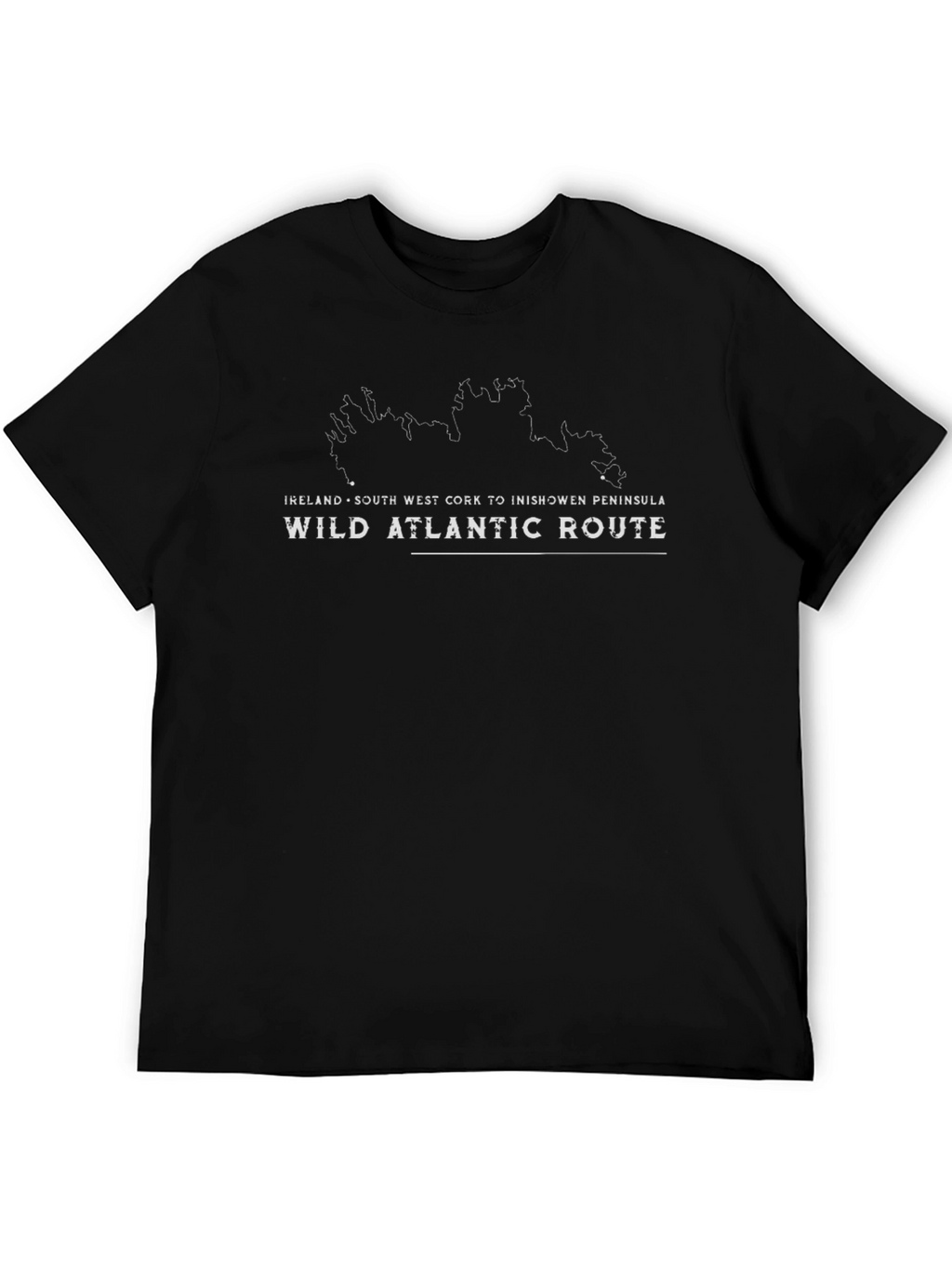 Wild Atlantic Route T-Shirt - Ireland Road Trip