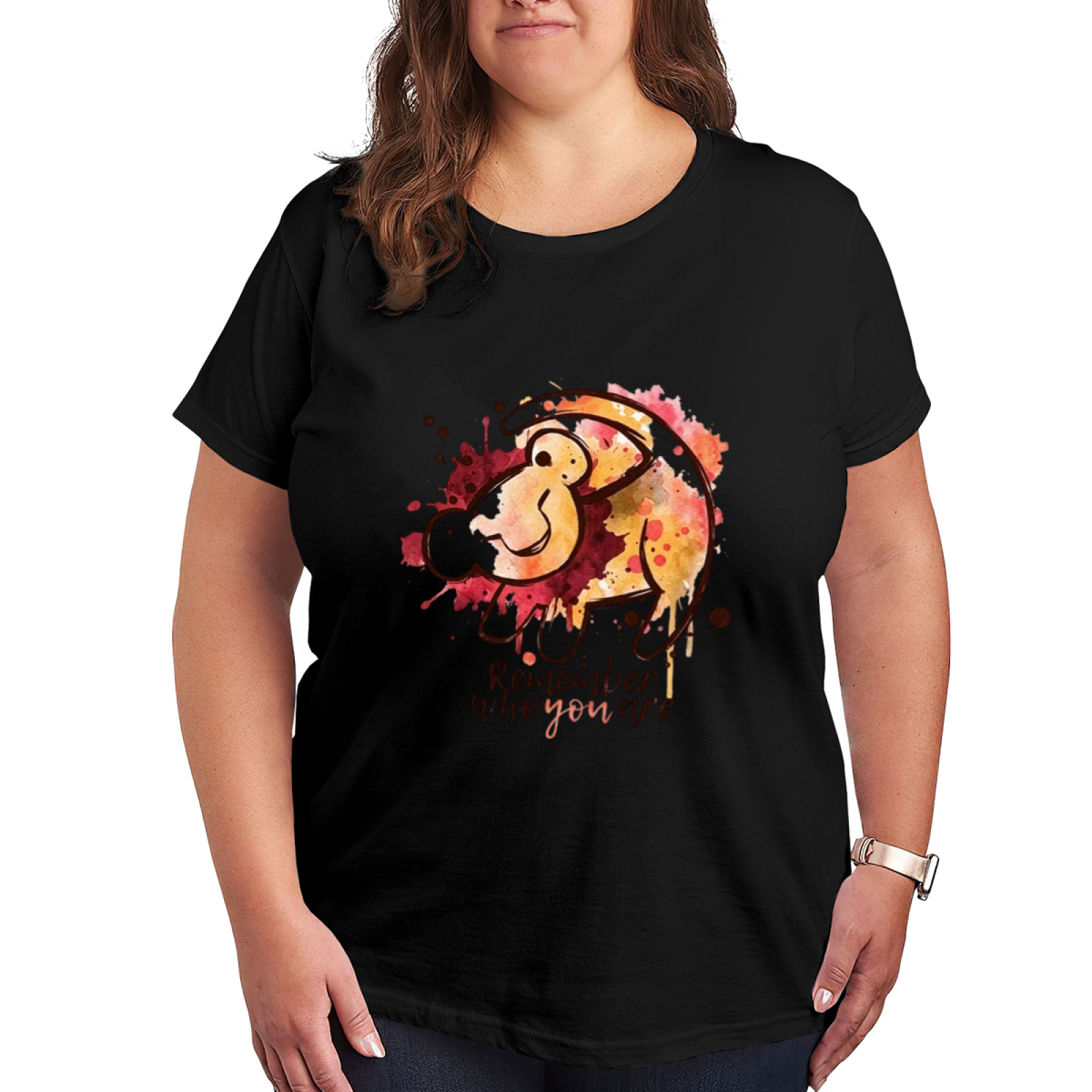 Remember Who You Are Lion King Watercolor Tee
