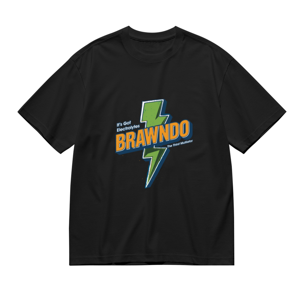 Men's Brawndo Lightning Retro Movie Reference Graphic Tee