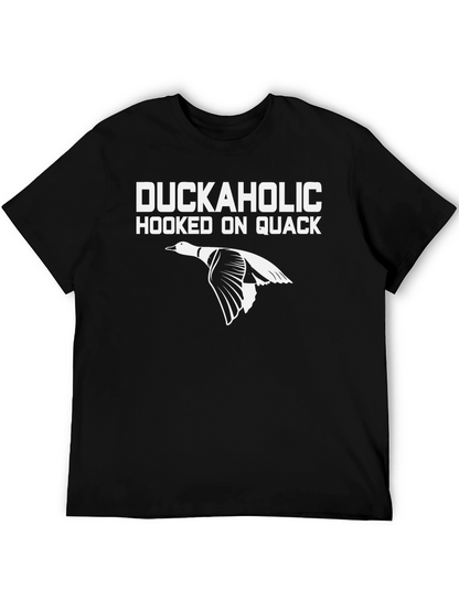 Duckaholic T-Shirt: Hooked on Quack Hunting Tee