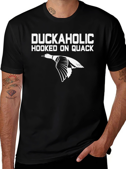 Duckaholic T-Shirt: Hooked on Quack Hunting Tee