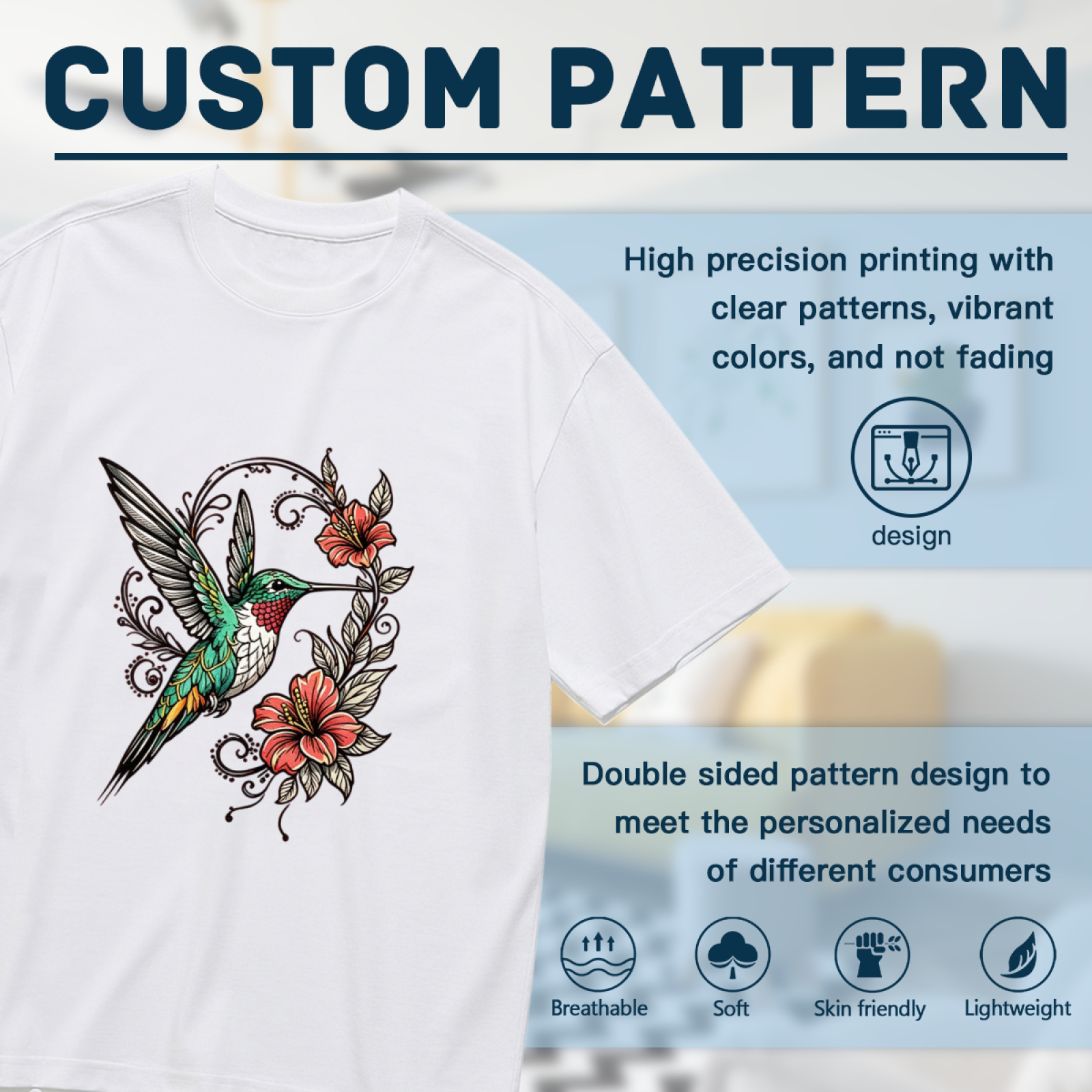 Western Bandana Brown Rose Retro Graphic T-Shirt