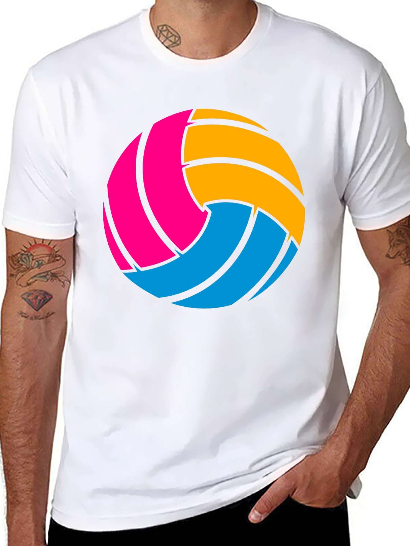 Volleyball Graphic Tee - Stylish Comfort
