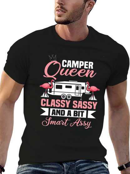 Camper Queen Classy Sassy Smart Assy Tee