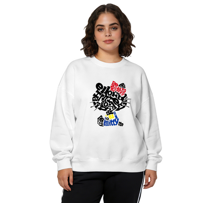 Graffiti Art Style Hello Kitty Bold Crewneck Sweatshirt