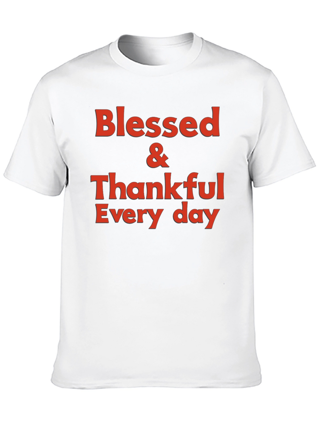 Blessed & Thankful Graphic T-Shirt
