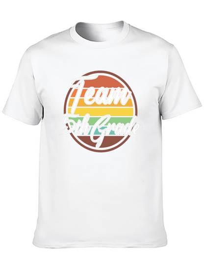 Team 5th Grade Retro Graphic T-Shirt