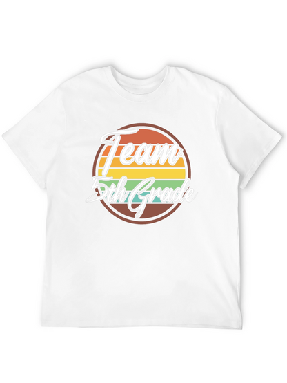 Team 5th Grade Retro Graphic T-Shirt