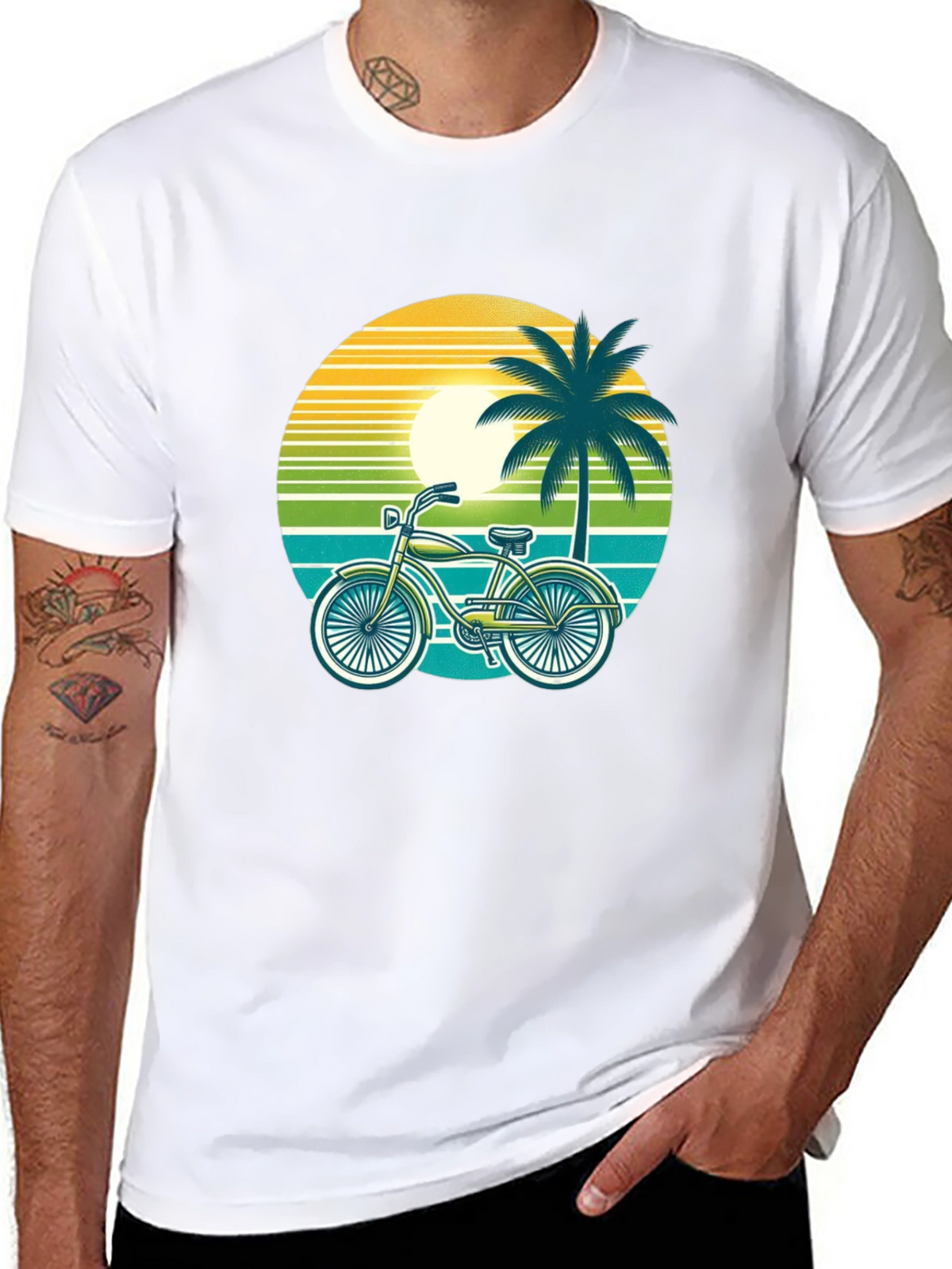 Retro Beach Cruiser Graphic Tee