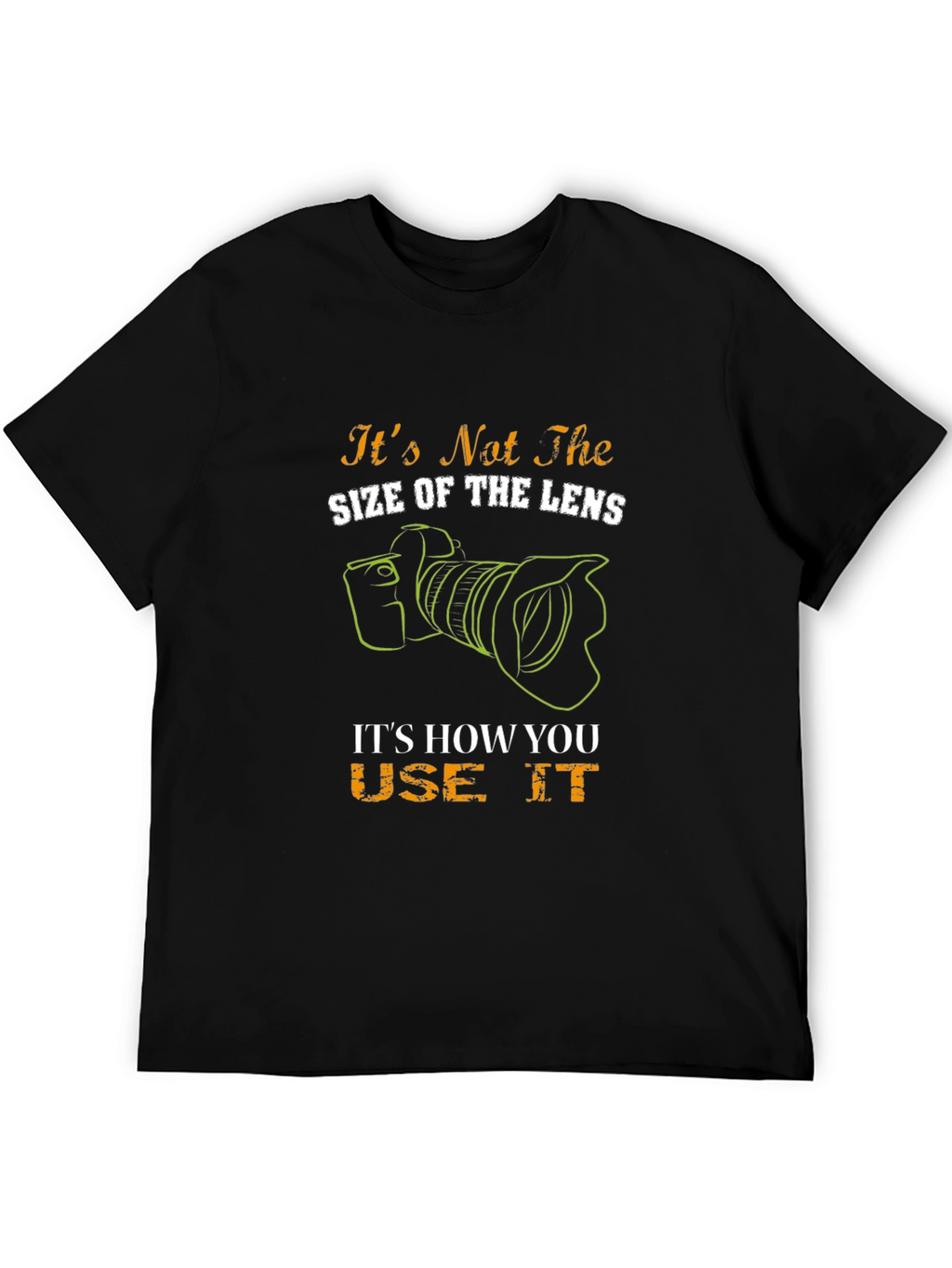 Photographer T-Shirt - Lens Size Doesnt Matter