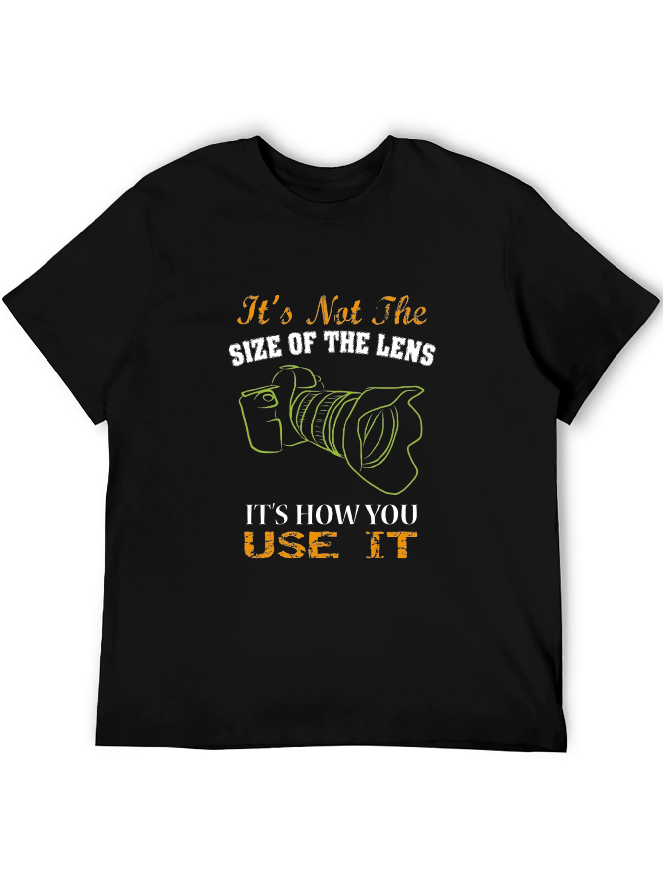 Photographer T-Shirt - Lens Size Doesnt Matter