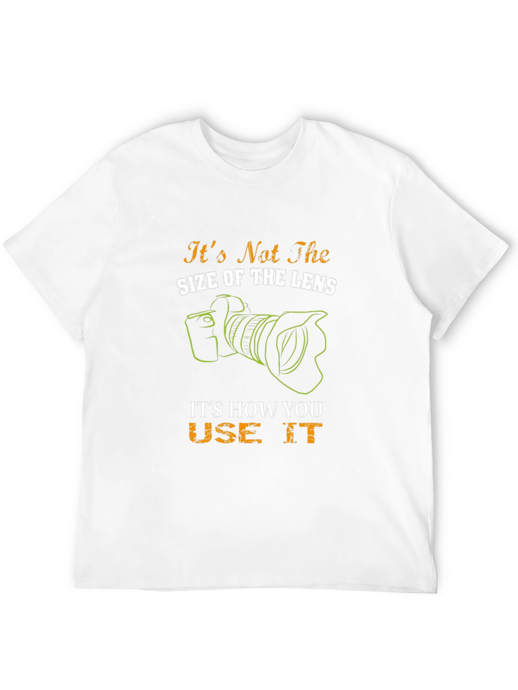 Photographer T-Shirt - Lens Size Doesnt Matter