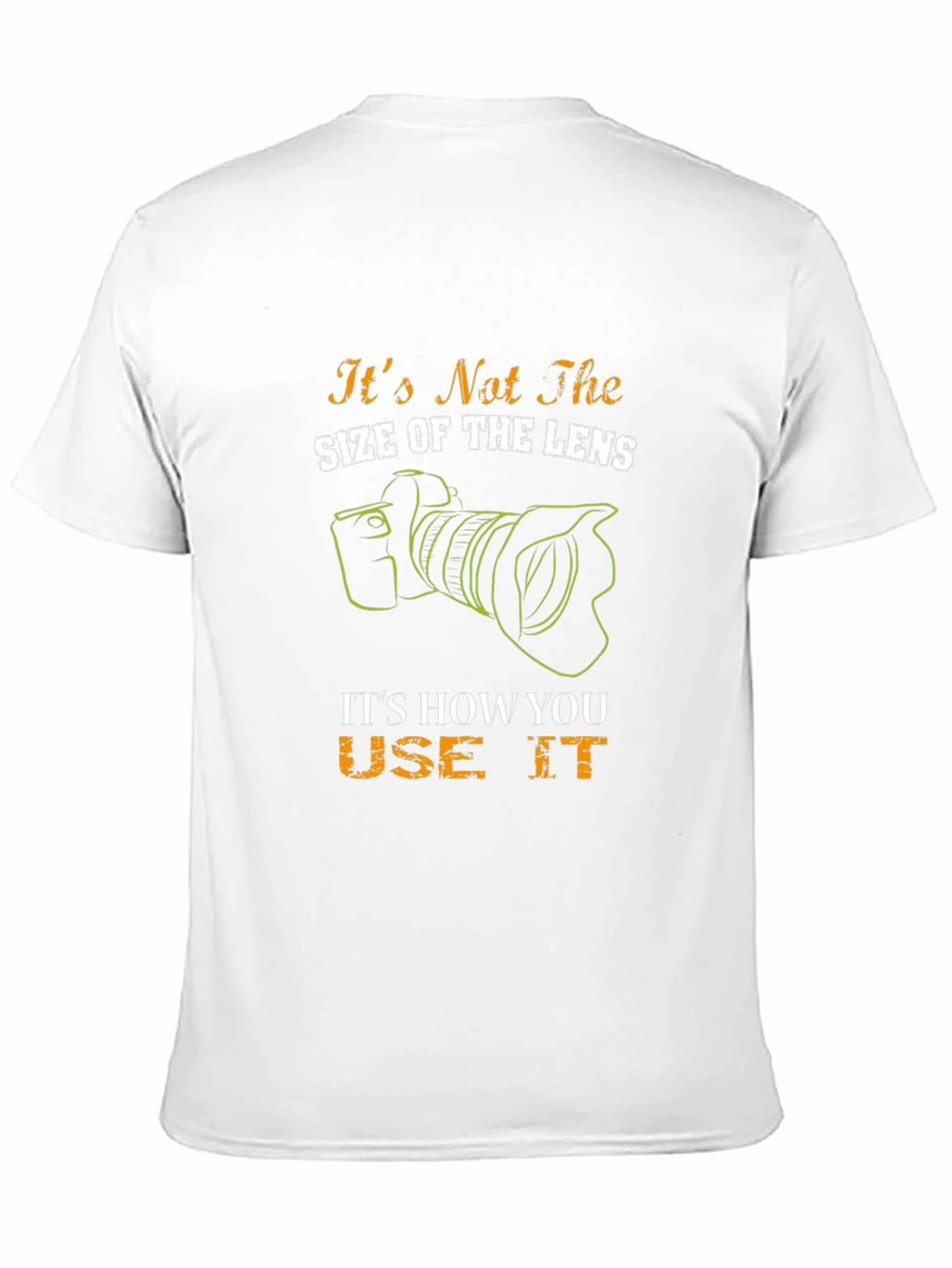 Photographer T-Shirt - Lens Size Doesnt Matter
