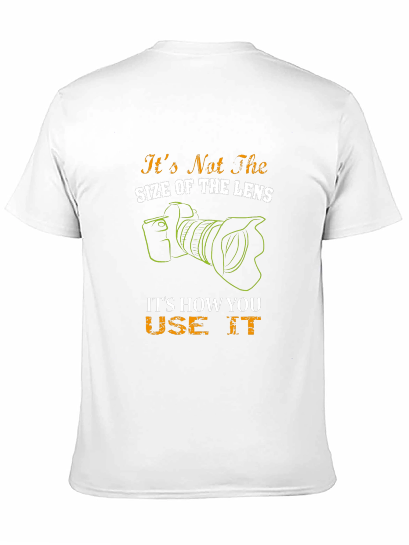 Photographer T-Shirt - Lens Size Doesnt Matter