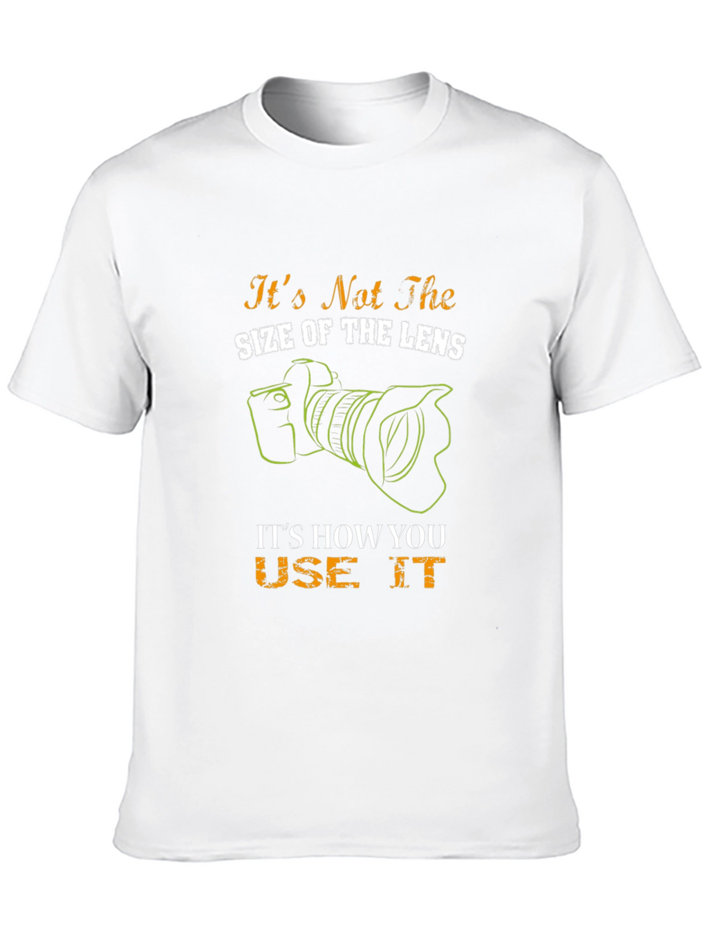 Photographer T-Shirt - Lens Size Doesnt Matter