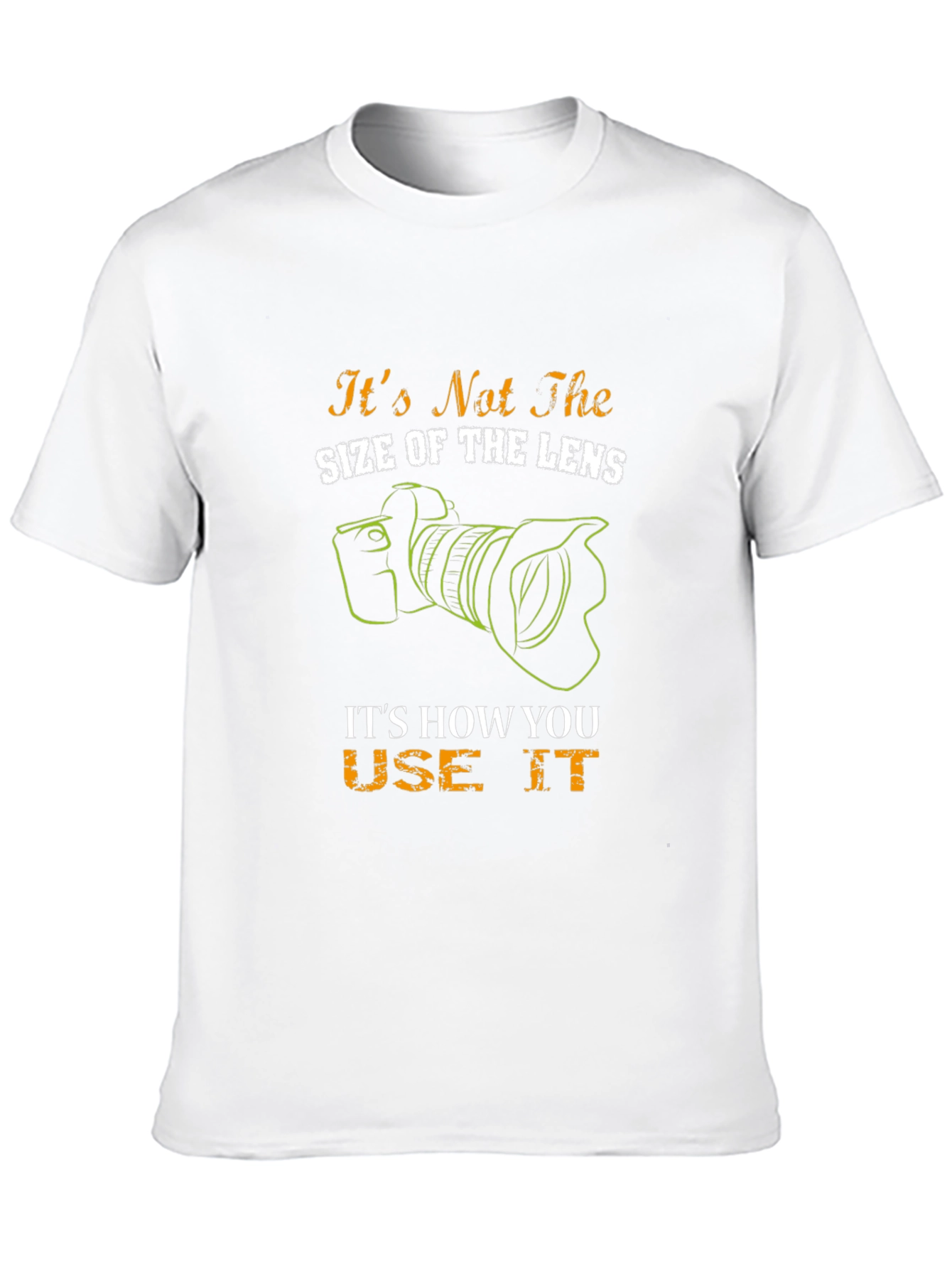 Photographer T-Shirt - Lens Size Doesnt Matter