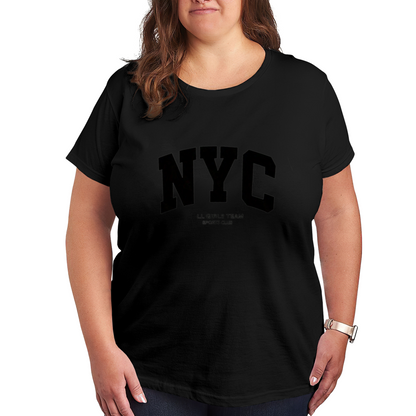 NYC Girls Sports Club Varsity Letter Tee
