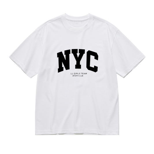 NYC Girls Sports Club Varsity Letter Tee