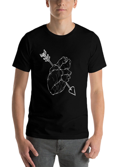 Anatomical Heart Arrow T-Shirt - Unique Graphic Tee