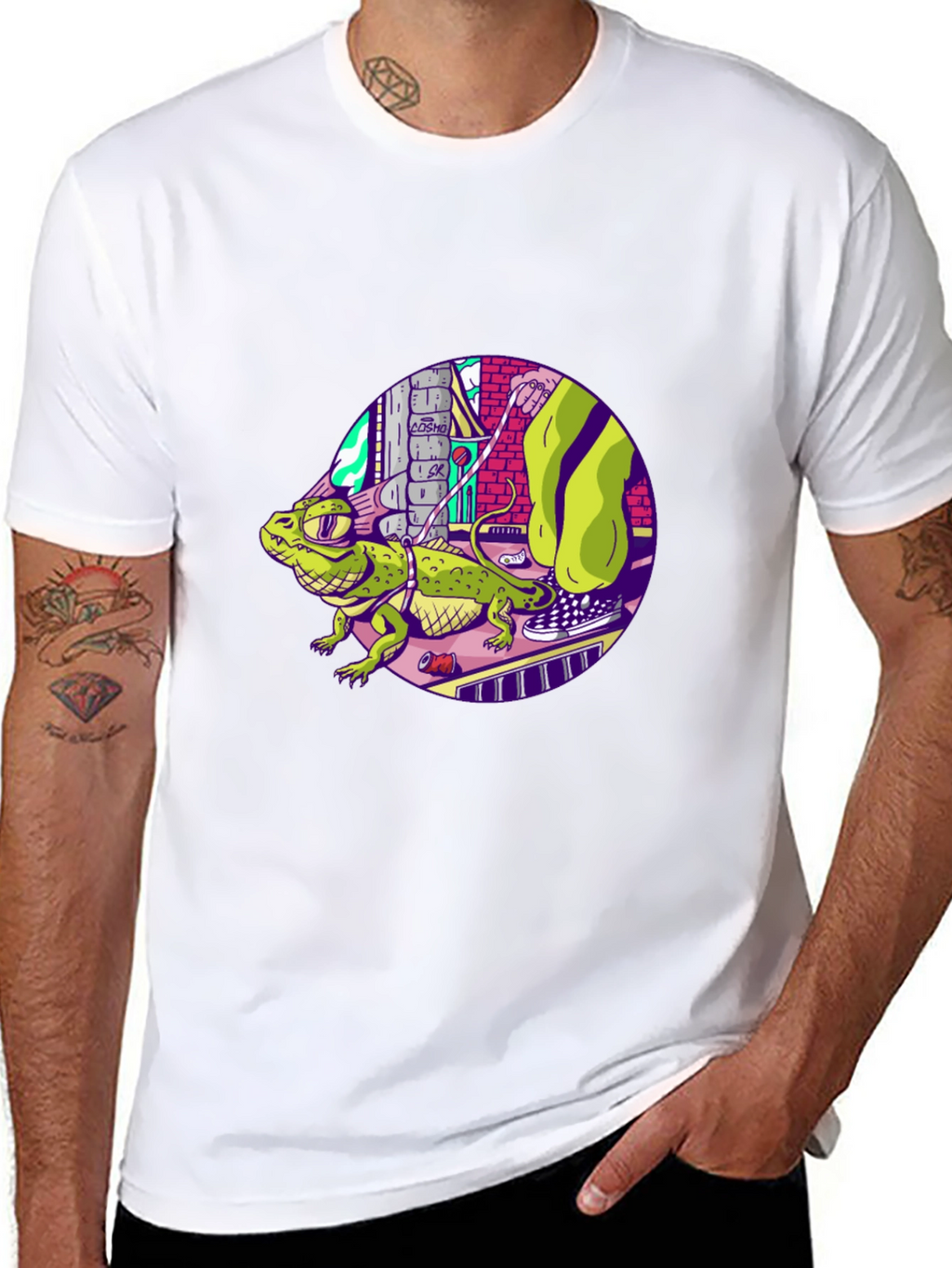 Cool Lizard Graphic Tee