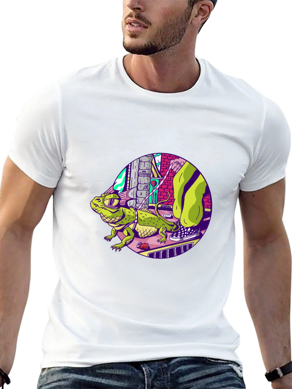 Cool Lizard Graphic Tee