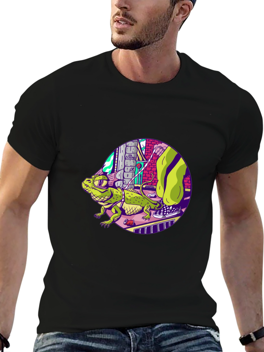 Cool Lizard Graphic Tee