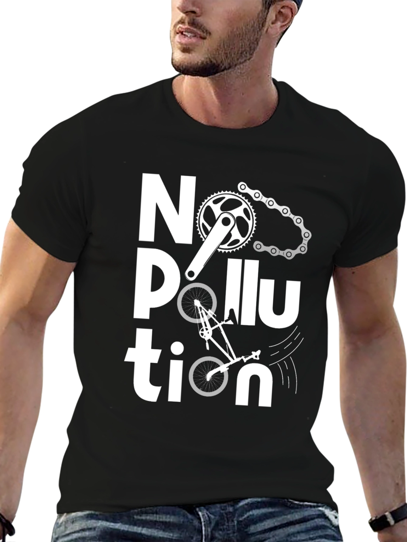 Eco-Friendly No Pollution Cycling T-Shirt