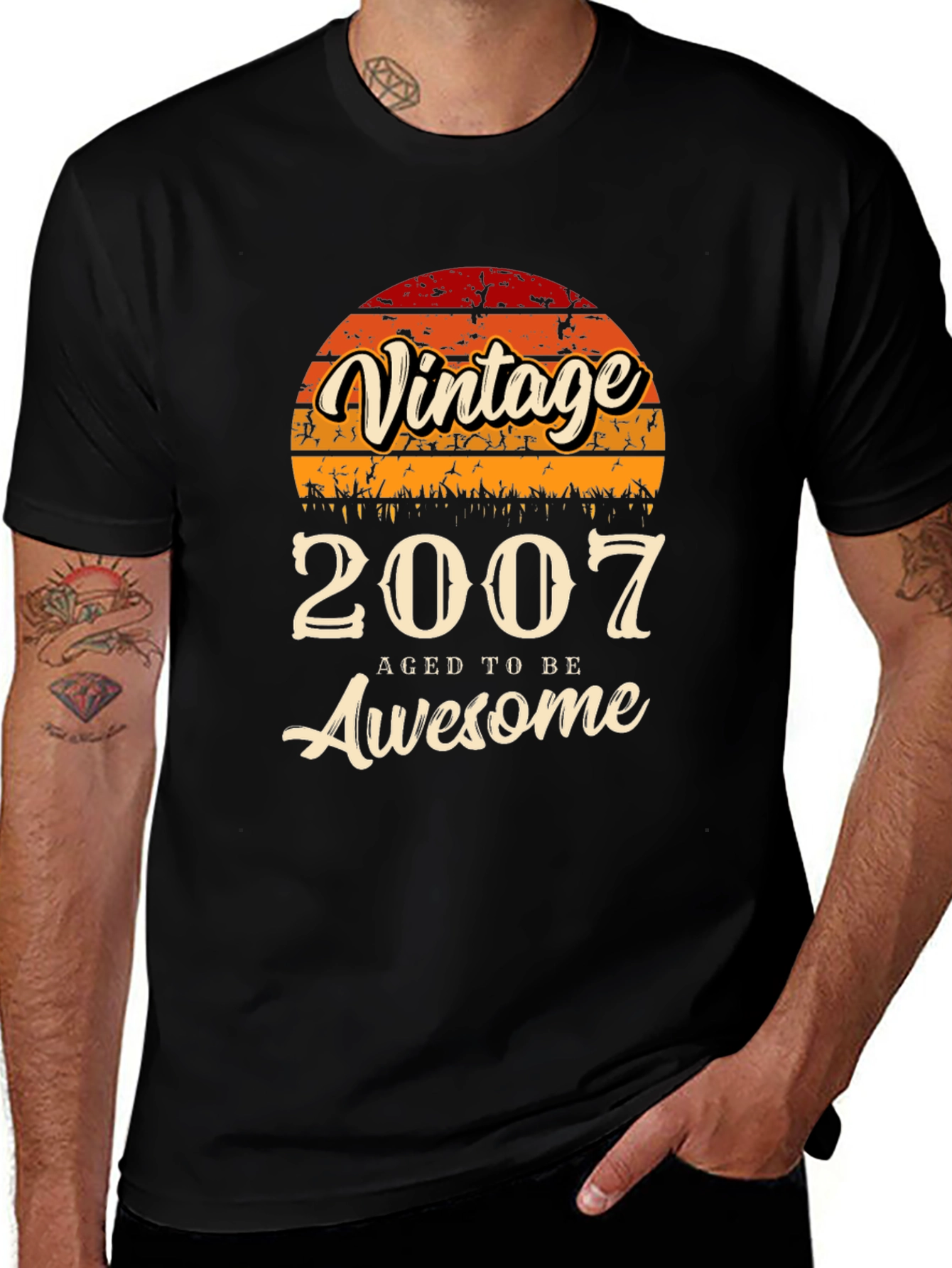 Vintage 2007 Aged to Be Awesome T-Shirt