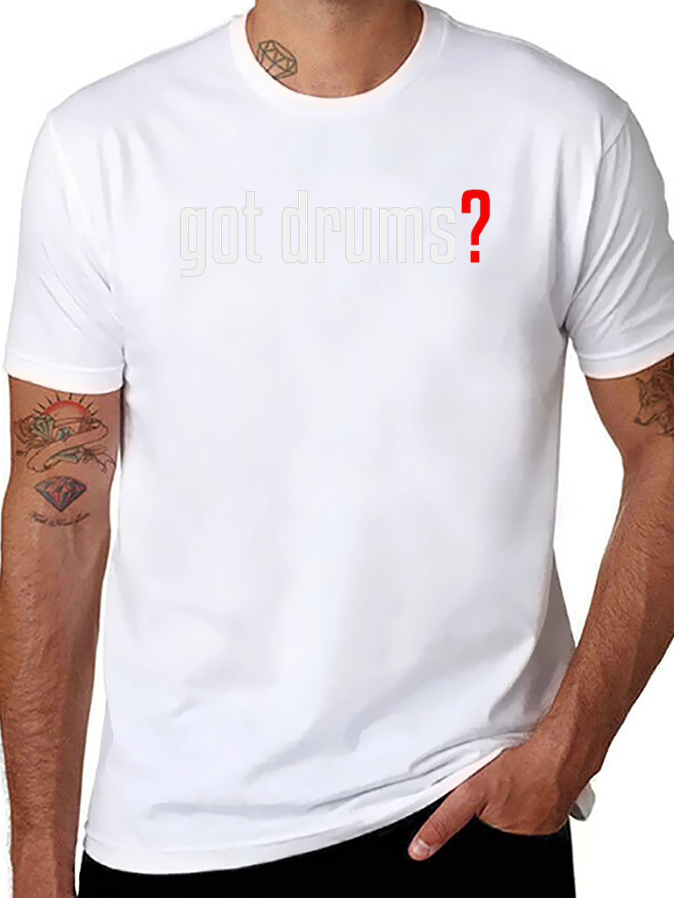 Got Drums? Graphic T-Shirt - Black