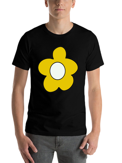 Flower Power Tee - Retro Cartoon Graphic
