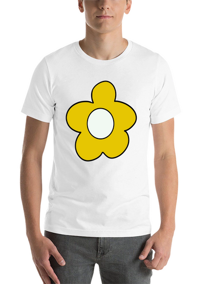 Flower Power Tee - Retro Cartoon Graphic