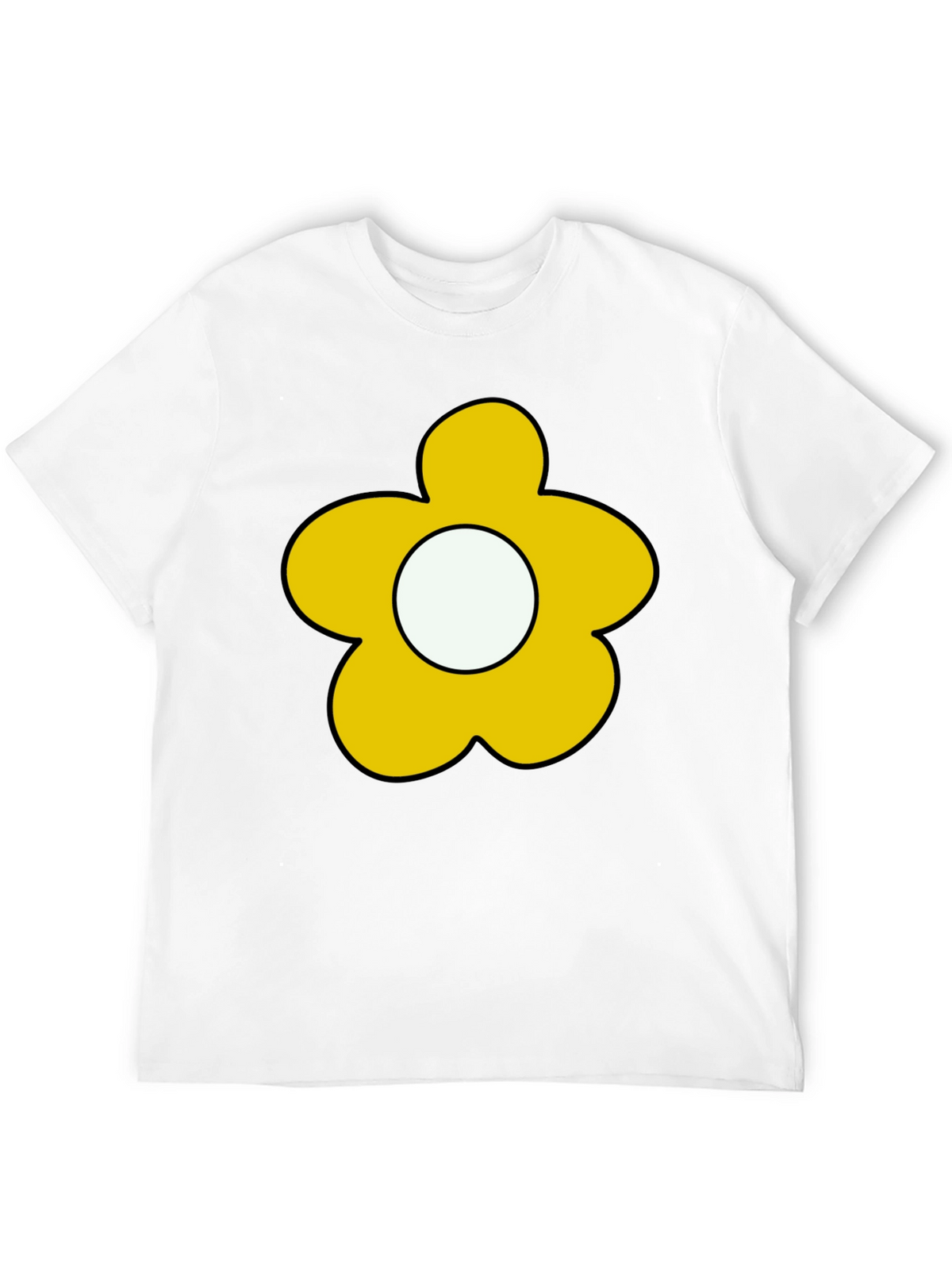 Flower Power Tee - Retro Cartoon Graphic